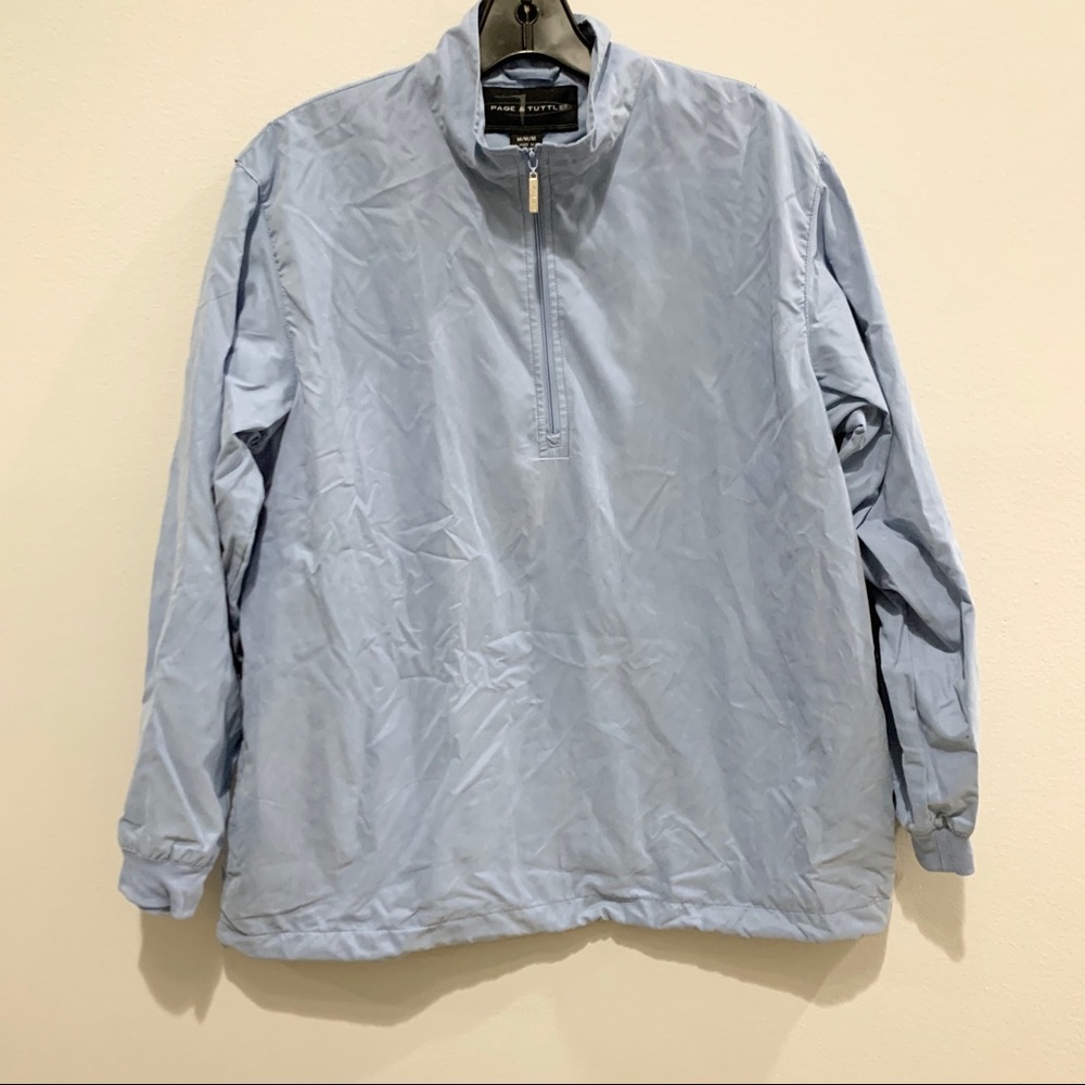 Page & Tuttle Blue Windbreaker